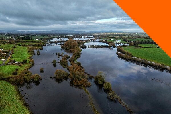 Flooded river