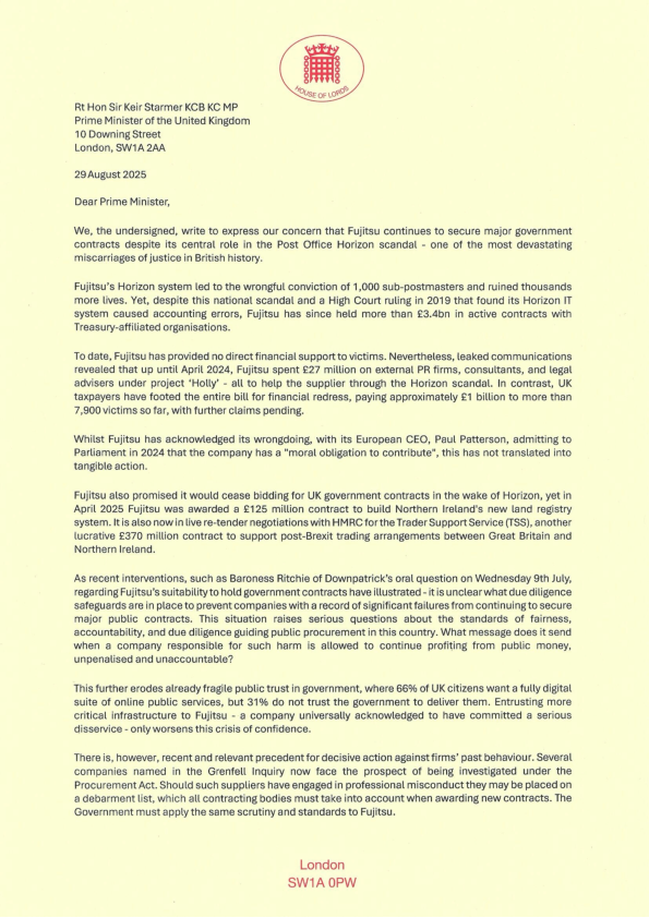 Fujitsu's Continued Pursuit of Government Contracts