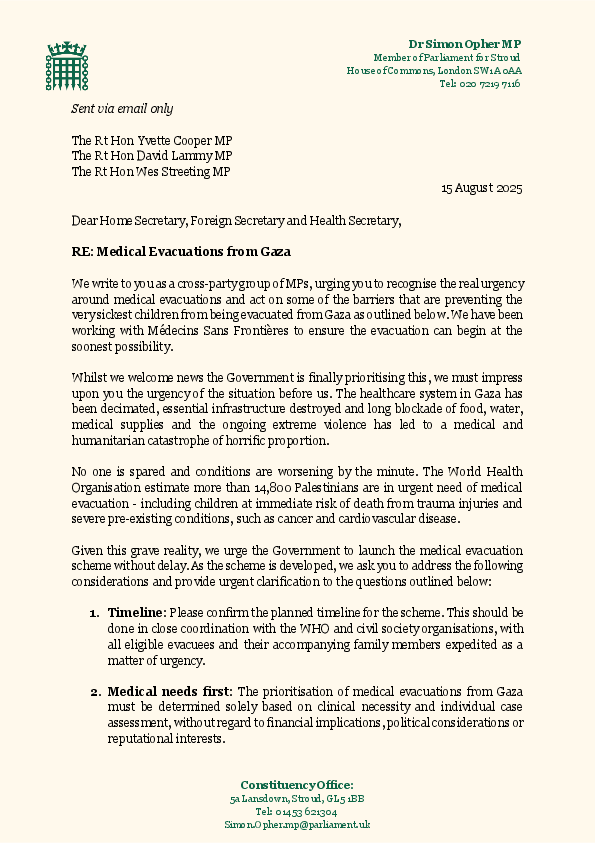 Medical Evacuations in Gaza