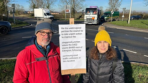 Cllr Curtis and Manuela