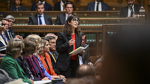 Manuela in the chamber