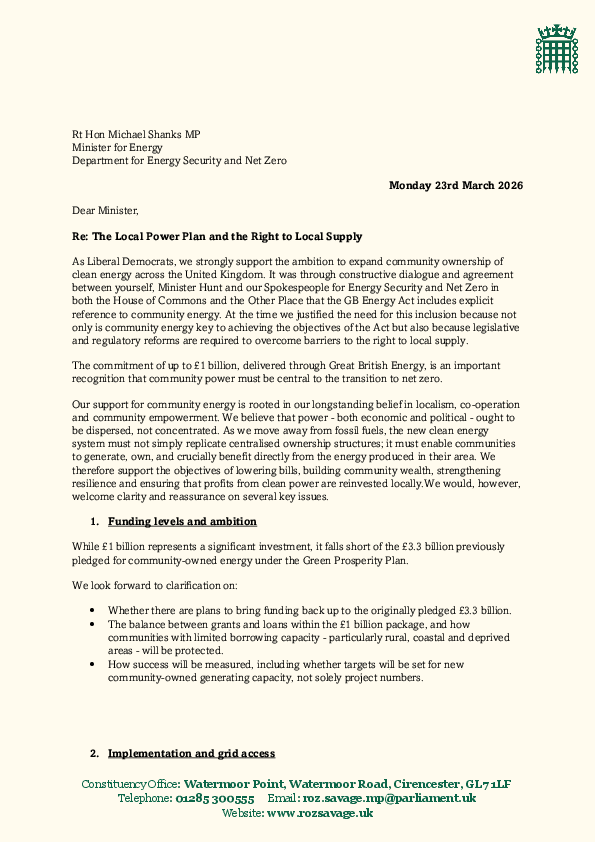 Local Power Plan