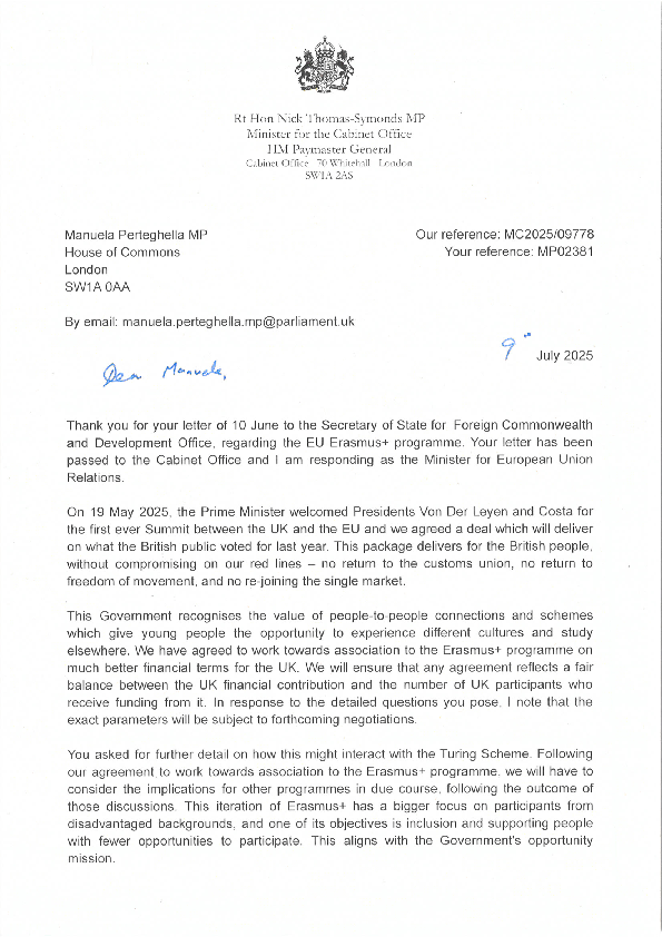Erasmus RESPONSE