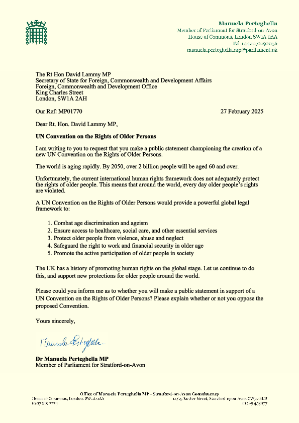 UN Convention on the Rights of Older Persons