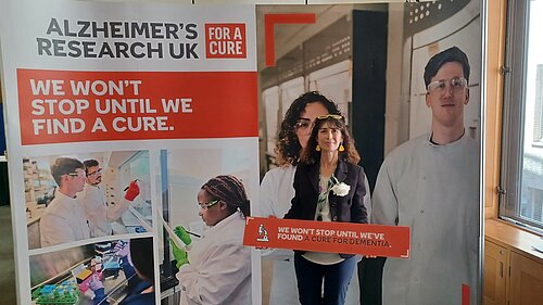Manuela at Dementia stand 